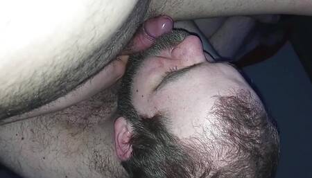 I love sucking my man's uncut cock!