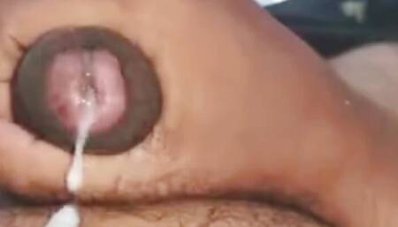 Hot teen Cum Spreading over the  hairy body like a honey