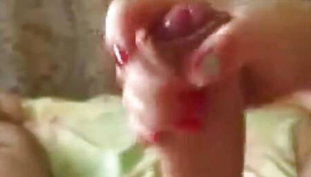dick hand job