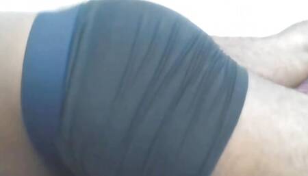 Indian Straight Guy getting horney in the Black Underwear