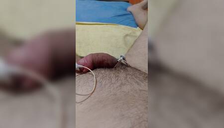 Electric Shock On The Cock And Enjoying Yummy With Surprise At The End