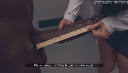 DobermanS - Wife Rides BBC at Work Cheating Wife Fucks BBC while Boyfriend is Away - Diana 05