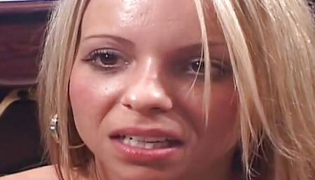 Blonde Teen Pornstar Heidi Miller Gives a POV Handjob