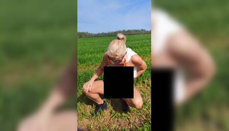 public pee on the field