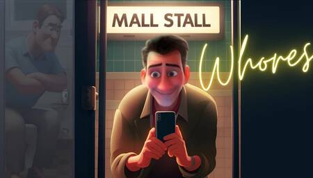 Step Gay dad - Mall store whores - Under Stall Encounters of the Gay Kind