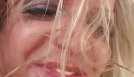 Anonymous Sara Gets Both Her Holes Plugged by Two Seriously Horny Anal Guys