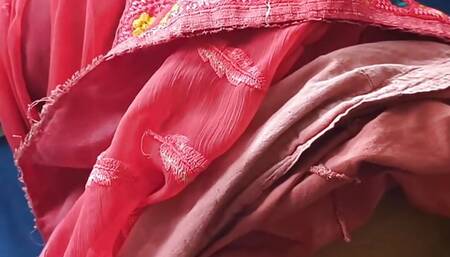 The devar of the  village's young and beautiful sister-in-law strips naked and satisfies her wet pussy with his penis.