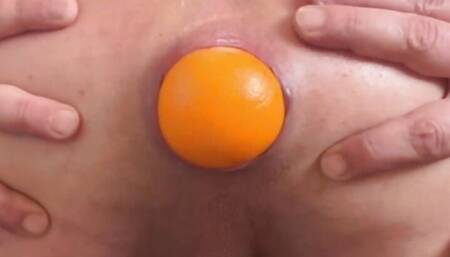 apple, lemon and orange in the asshole compilation - insertion