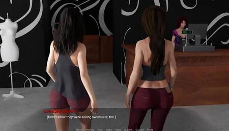 Away from Home (Vatosgames) Part 23 trying Swinsuit by LoveSkySan69