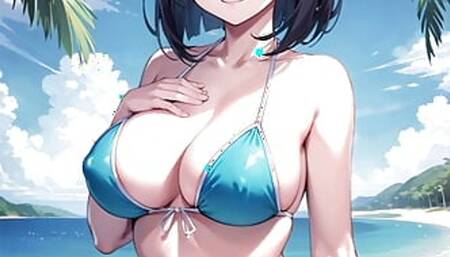 Ai generated Anime girls compilation