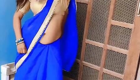 MOM LOW HIP SAREE DEEP NAVEL BIG TITS big ass amateur homemade