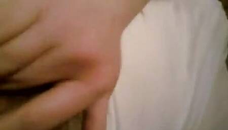 Algerian girl with a hairy pussy masterbating
