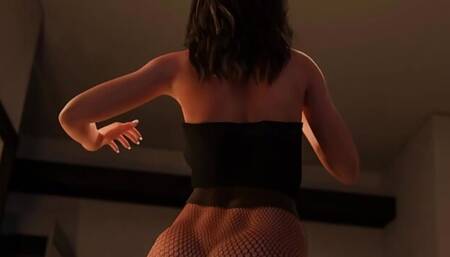 Away From Home (Vatosgames) Part 77 Horny Milf Dancing And Twerking By LoveSkySan69