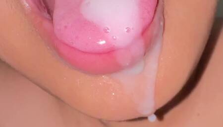 When My Mom Is At Bathroom, I Suck My Stepdad Cock (ASMR BLOWJOB SUPPER SLOPPY ORAL CREAMPIE)