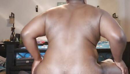 Dildo Riding and Black Cock Stroking