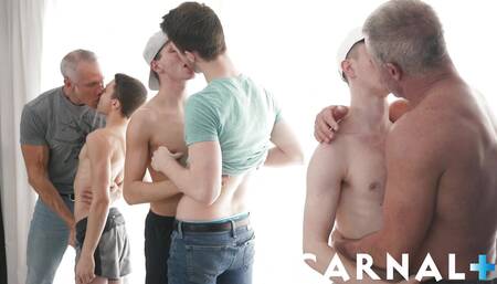 TwinkTop - DILF coaches Cole Dallas and Dale fucked by twink players