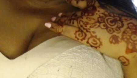 Hot Sexy Sister in Law Bra Boobs Press Nipple Rubing.