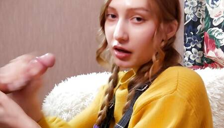 The Student Studied Hard Before the Session, but Got Excited and We Had to Have Sex