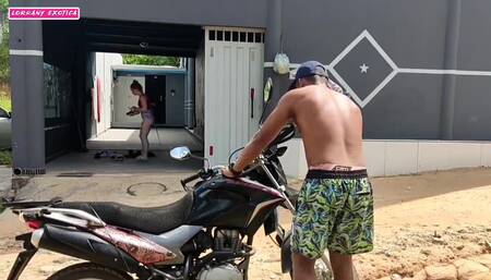 While My Husband Rests I Called the Neighbor to Fuck Me We Had Sex with Very Horny