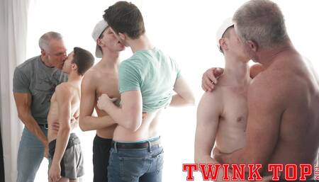 TwinkTop - Three cute twinks Austin Felix and Lukas fuck their coaches