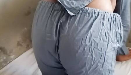 Indian school girl alone at home  fingering