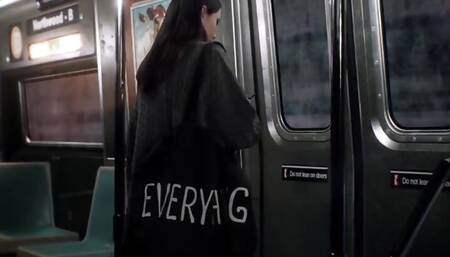 Beautiful Stranger Sucked Me in Train - Mollyredwolf