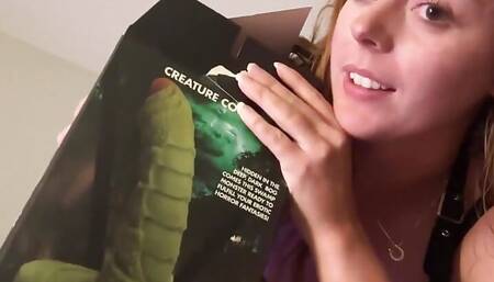 Reading Erotica While Being Fucked by a Monster Cock!