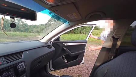 I Deep Sucked the Taxi Driver After the Beach Cum on Face