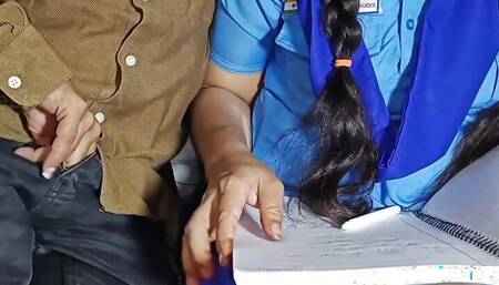 Salma was fucked a lot by her teacher, her ass and pussy were fucked while she was studying, video viral mms