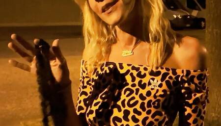 Cute blonde gets fucked on the side of the road!!