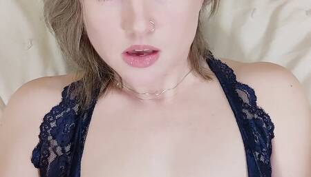 Fuck Me in My New Lingerie and Creampie My Pussy