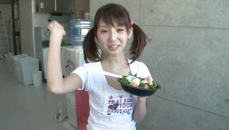 Rumi Kanda - Deep-Throat, Semen Chewing part 3
