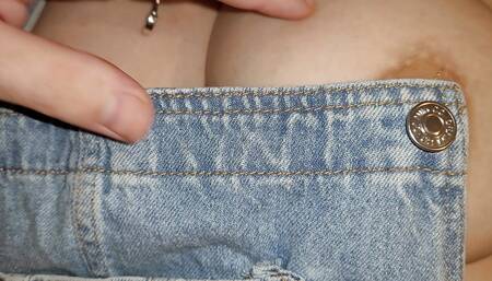 I Play with Hot Babe's Big Natural Boobs