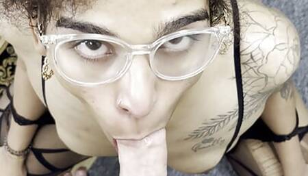 Sexy Trans Latina Blowjob POV