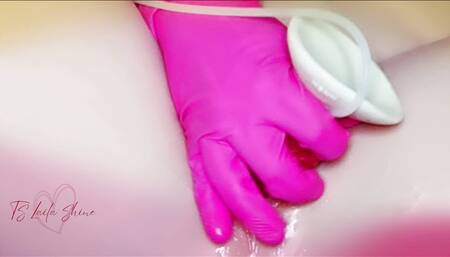 Rubber Pussy Fucked With Dildo Fucked
