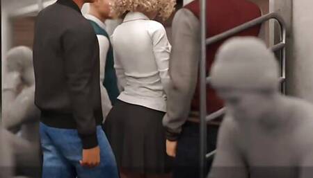 Sex Scene With Selen - Cute teen 18+ Fucked Outdoor - Animated Porn Creampie