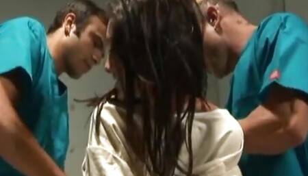 Assylum trio whore gets pinned down