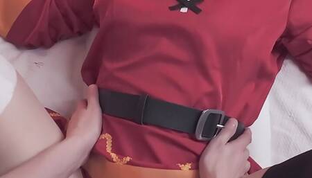 KonoSuba Megumin Cosplaying: Aroused NTR Ecchi hentai video.