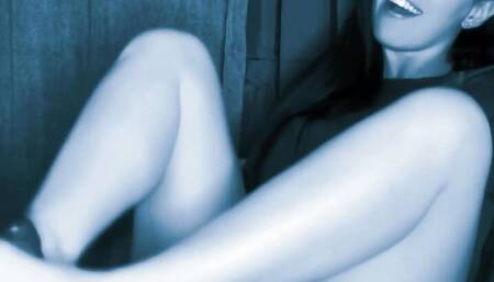 My Cuckold Hubby Spies On Me While I Am Doing A Footjob On My Bbc - Carolina iena