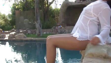 Incredible Anal Action Between a Beautiful Beauty and a Kinky Horny Guy Outdoors