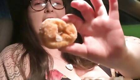 Eating Donuts by the Seaside