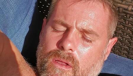 Hairy daddy shoots 15 HUGE loads!
