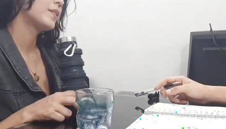 HOT INTERVIEWER - I'm looking for a job as a MAID BUT MY INTERVIEWER HAS A GREAT DESIRE TO FUCK -