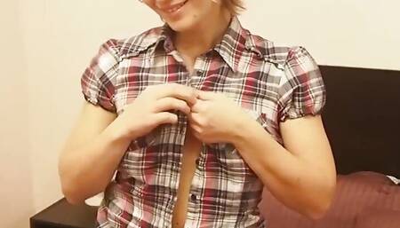 Horny Blonde MILF Fucks Younger Stud and He Cums on Her Asshole