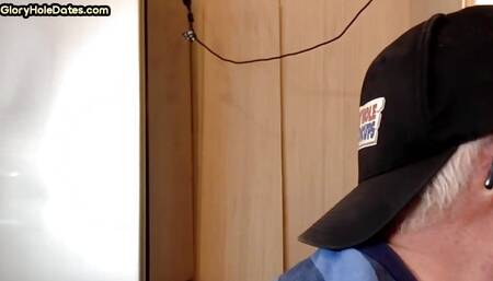 Homemade IR DILF bareback banged in closeup gloryhole BJ