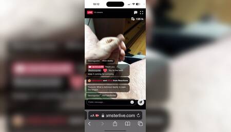 Live cam show recording