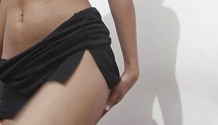 Cute desi devil girl masturbating in search of big dick