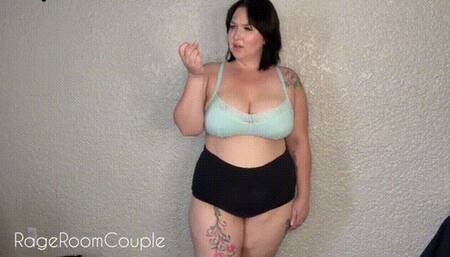 Giantess Finds Tiny in Ass and Gives to Her Man as Sex Toy