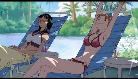 One Piece - Futa Nami X Nico Robin - Hentai P60