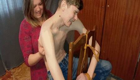 Skinny boy for tickling WMV